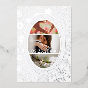 Anuncio de Boda Luna Celestial Salven la Fecha