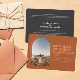 Anuncio de Boda Minimalista con Foto