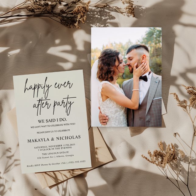 Anuncio de Boda Minimalista en Fotografía (Subido por el creador)