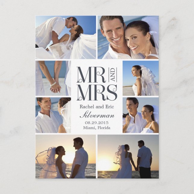 Anuncio de Boda Montaje de Boda - Blanco (Anverso)