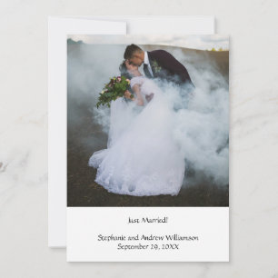 Anuncio de boda personalizada con foto para fuga d