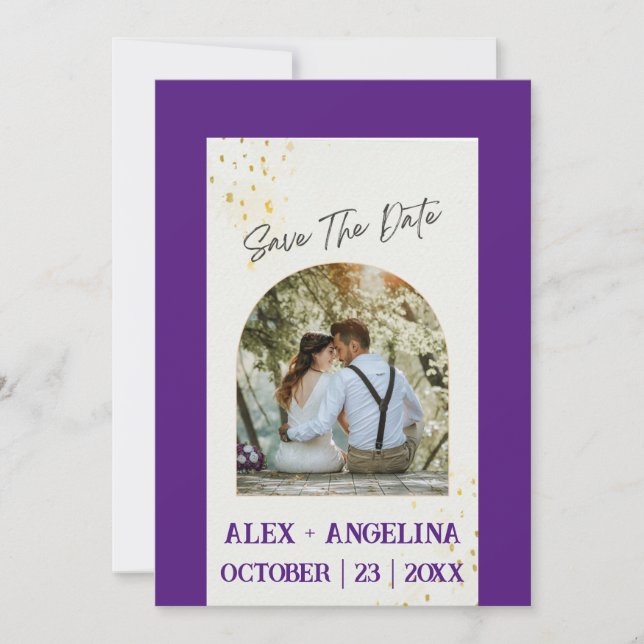 Anuncio de Boda Personalizado con tu Estilo Único (Anverso)
