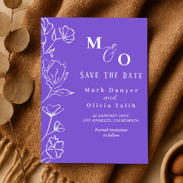 Anuncio de Boda Personalizado – Tarjeta de Guardar