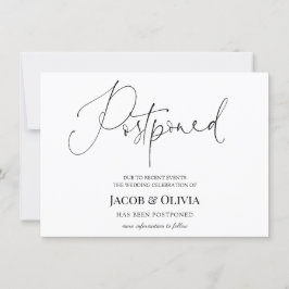 Anuncio de Boda Pospuesta