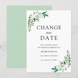 Anuncio de Boda Pospuesta por Vegetación