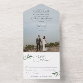 Anuncio de Boda Recepción de Boda Todo en Uno