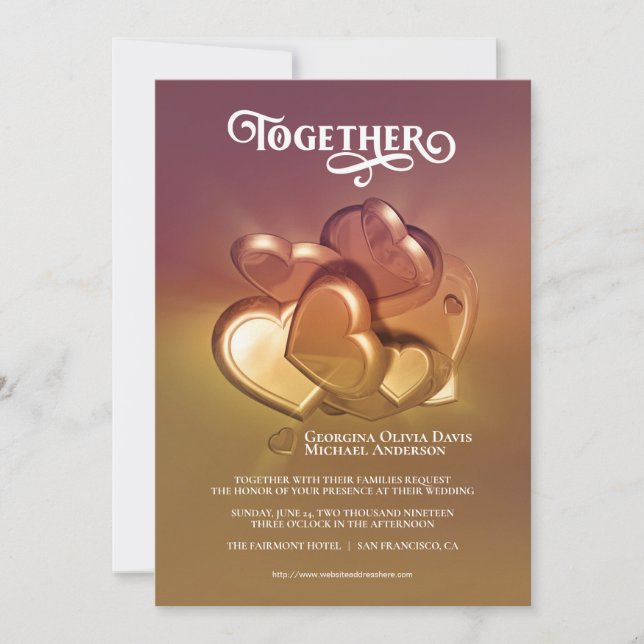 Anuncio de Boda Together (Anverso)