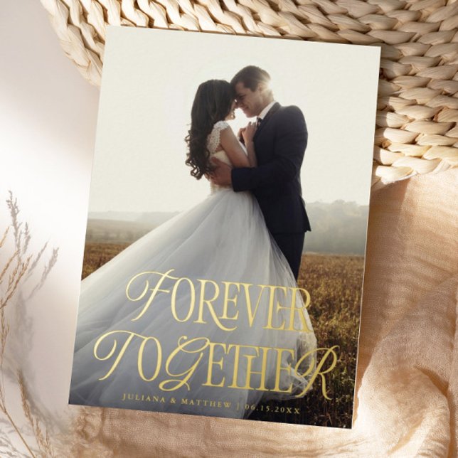 Anuncio de boda Vintage Forever Together (Subido por el creador)