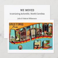 Anuncio de cambio de dirección en Asheville