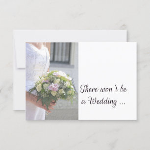 Anuncio de cancelación de boda