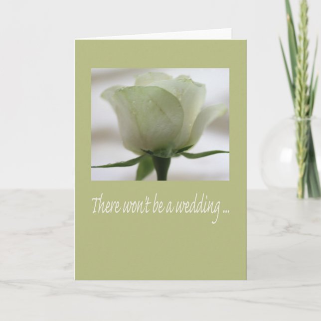 Anuncio de cancelación de boda (Anverso)