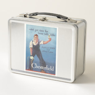 Anuncio de cigarrillos de Chesterfield de época