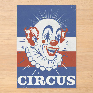 Anuncio de circo vintage