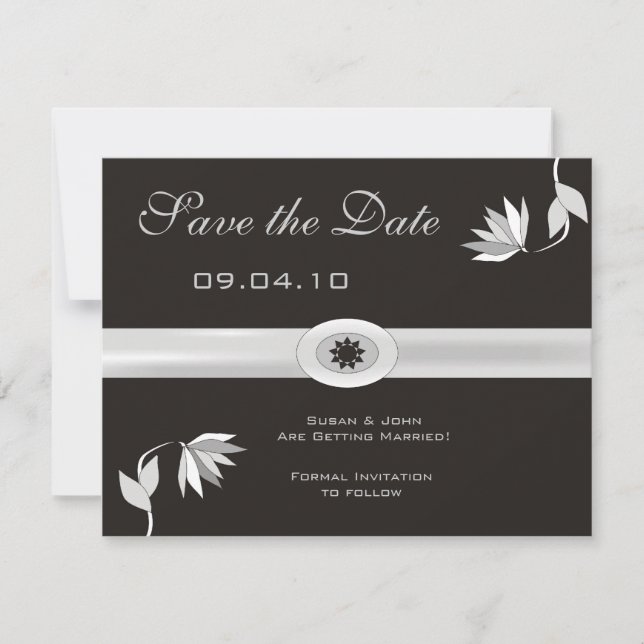 Anuncio de Classy Save the Date (Anverso)