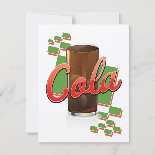 Anuncio de Cola Vintage (Anverso)