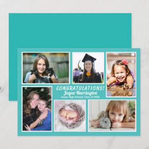 Anuncio de Collage de Fotos de la Graduación de la