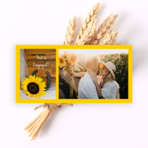 Anuncio de compromiso con el país del girasol en h