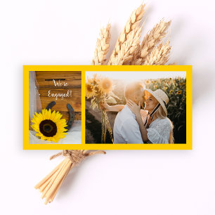 Anuncio de compromiso con el país del girasol en h