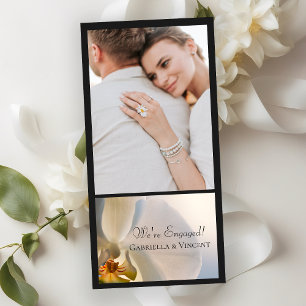 Anuncio de Compromiso de Boda Elegancia de Orquíde