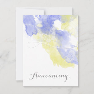 Anuncio de Compromiso de Mariposa Periwinkle Acuar
