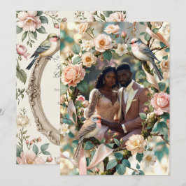 Anuncio de Compromiso Fotográfico Floral LoveBird