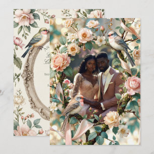 Anuncio de Compromiso Fotográfico Floral LoveBird