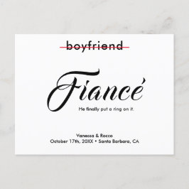 Anuncio de compromiso moderno 'Ponle un anillo'