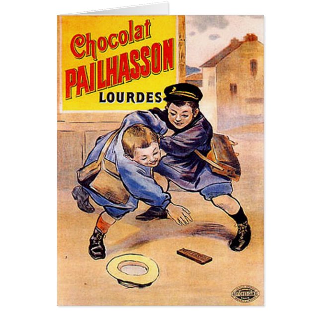 Anuncio de cosecha de chocolate Pailhasson Lourdes (Frente)