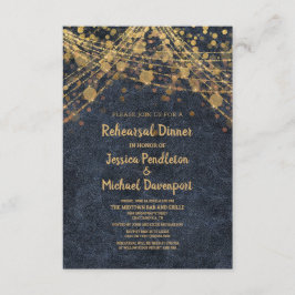 Anuncio de cuerda de oro azul de la Marina Ensayo 