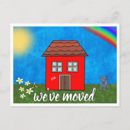 Anuncio de Dibujo de Casa Roja Llena de Encanto No