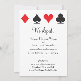 Anuncio de Elopement de Red Black Classic Las Vega