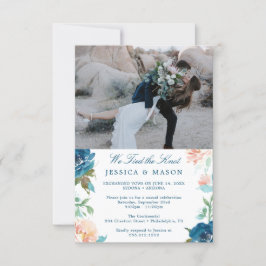 Anuncio de Elopement Invitación Nos Casamos