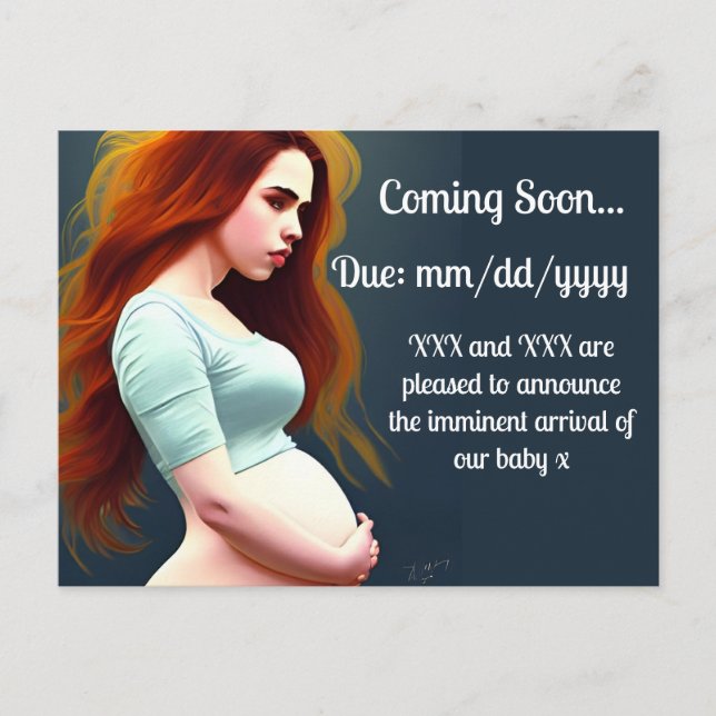 Anuncio de Embarazo (Anverso)