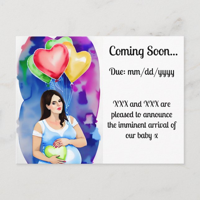 Anuncio de Embarazo (Anverso)