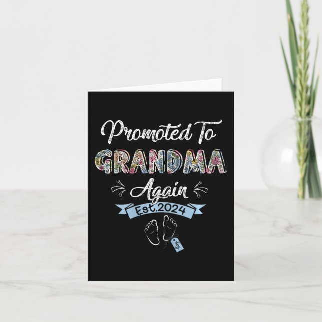 Anuncio de embarazo a la abuela nuevamente Est 202 (Anverso)