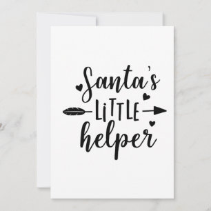 Anuncio de Embarazo de Ayudante Pequeño de Santa