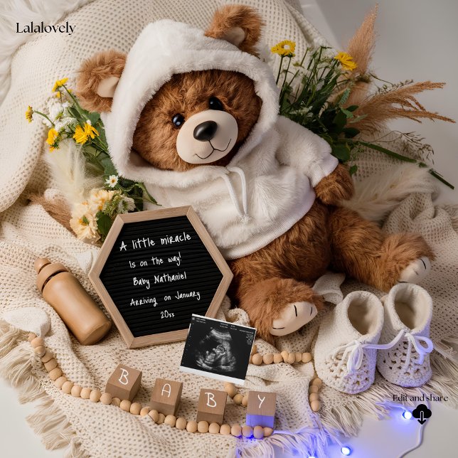 Anuncio de Embarazo del Oso Teddy Barely Wait (Subido por el creador)