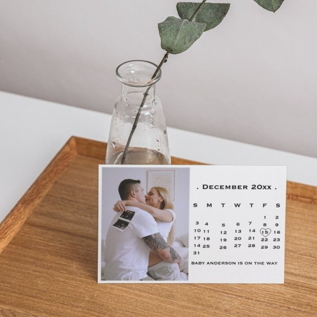 Anuncio de embarazo en el calendario de guiones mo (Subido por el creador)