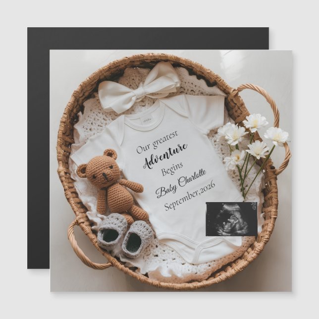 Anuncio de embarazo neutral para todos  (Anverso/Reverso)