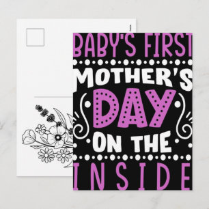 Anuncio de embarazo para el día de la madre de San