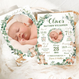 Anuncio de estadísticas de natalidad de animales d