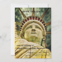 Anuncio de Estatua de la Libertad para guardar la 