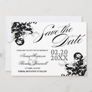 Anuncio de Fecha de Black and Silver Flourish Save