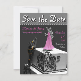 Anuncio de fecha de la boda para guardar