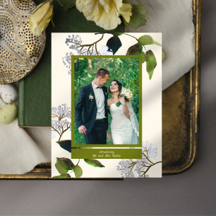 Anuncio de Foto de Boda con Verduras y Florales