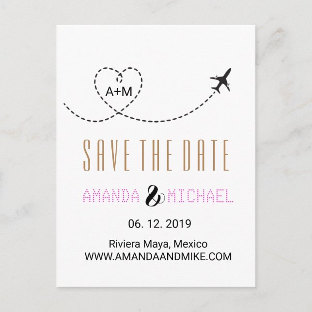 Anuncio de Foto de Boda de Destino (Anverso)