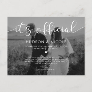Anuncio de Foto de Boda Oficial por Elopement