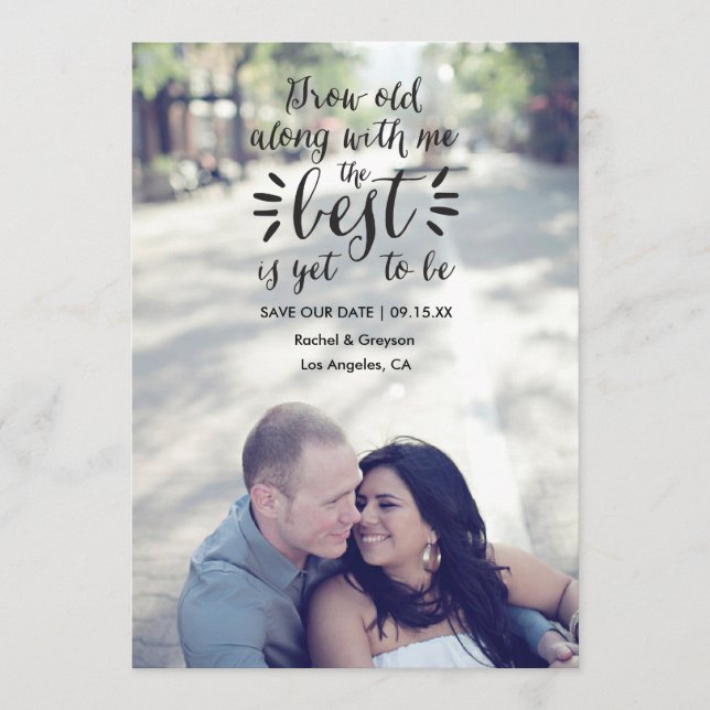 Anuncio de foto de cita textual Guardar la fecha (Anverso)