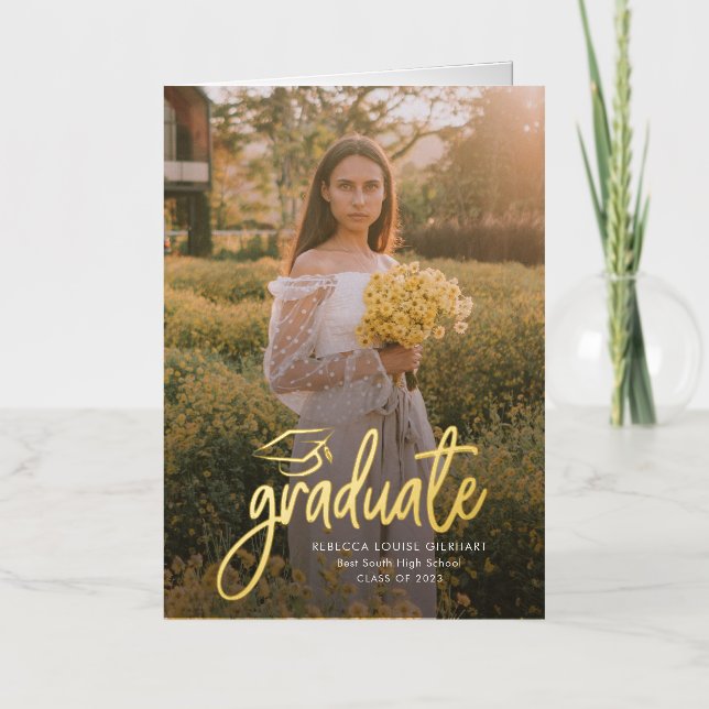 Anuncio de Foto de Graduación 2026 (Anverso)