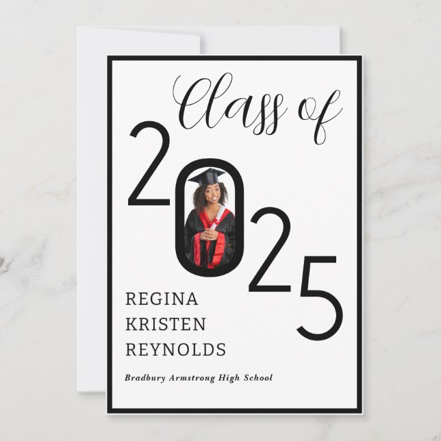 Anuncio de Foto de Graduación de Moda (Anverso)